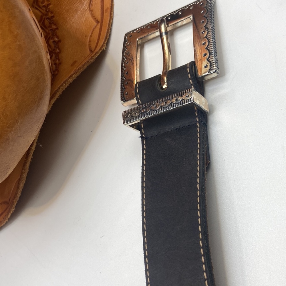 Vintage Leather Ritz Belt - Picture 11 of 12
